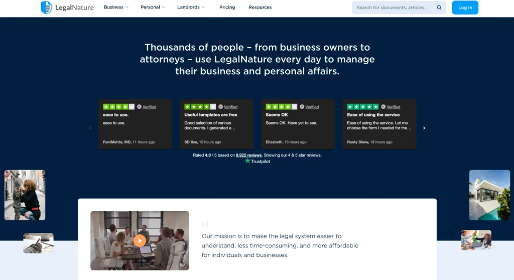 LegalNature - User Reviews